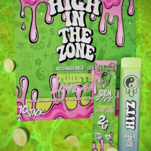 Hitz Disposable - Twisted Lime Ape