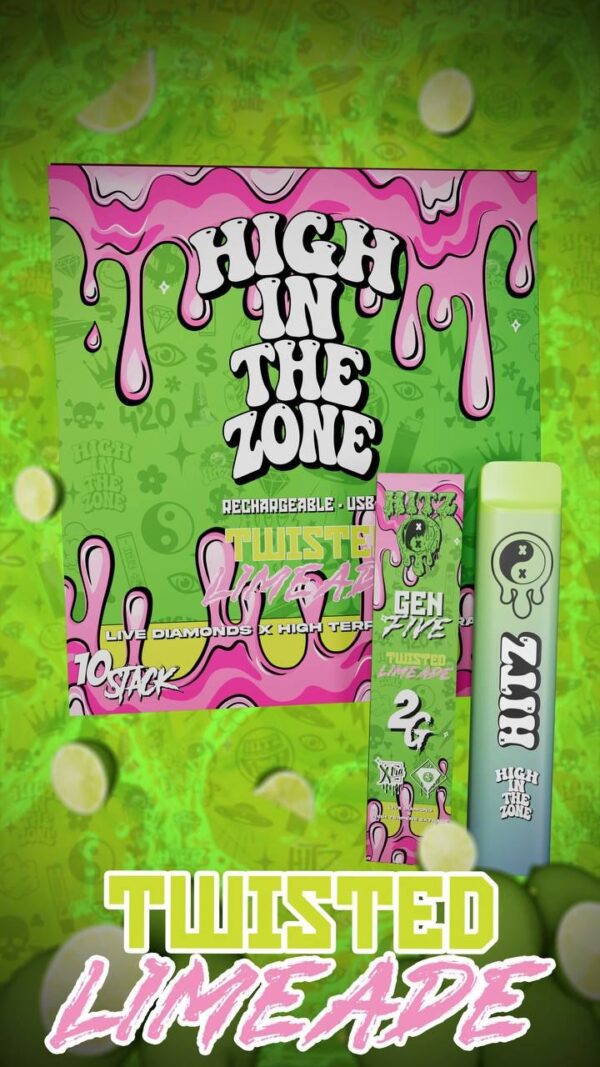 Hitz Disposable - Twisted Lime Ape